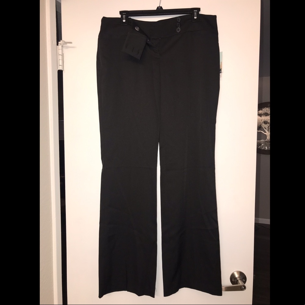 Black Bootcut Business Pants